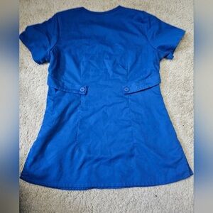 Blue Short Sleeve Women's Top